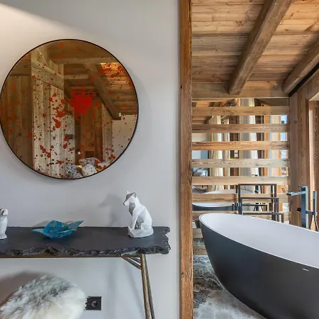 Contemporain Avec Spa, Et Garage - 10 Pers - Fr-1-569-111 Megeve